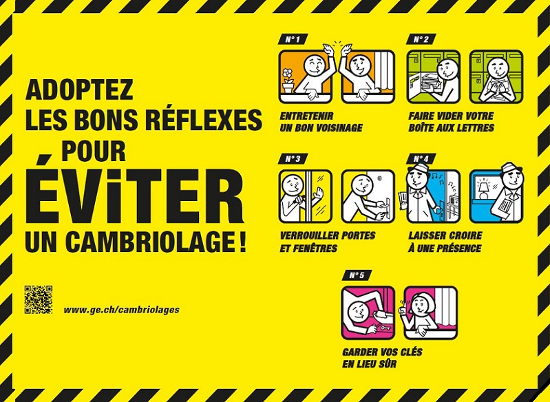 flyer éviter les cambriolages