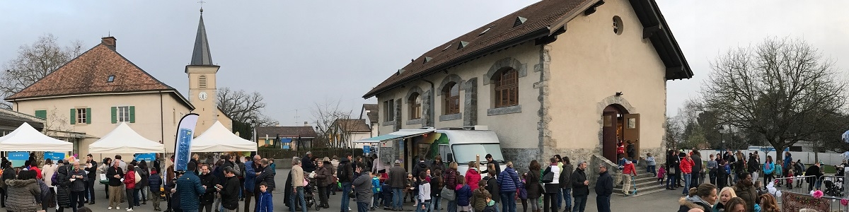 Manifestation à Meinier