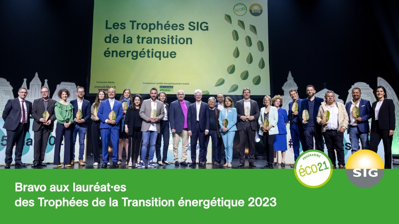 Lauréats des Thophées SIG de la transition énergétique